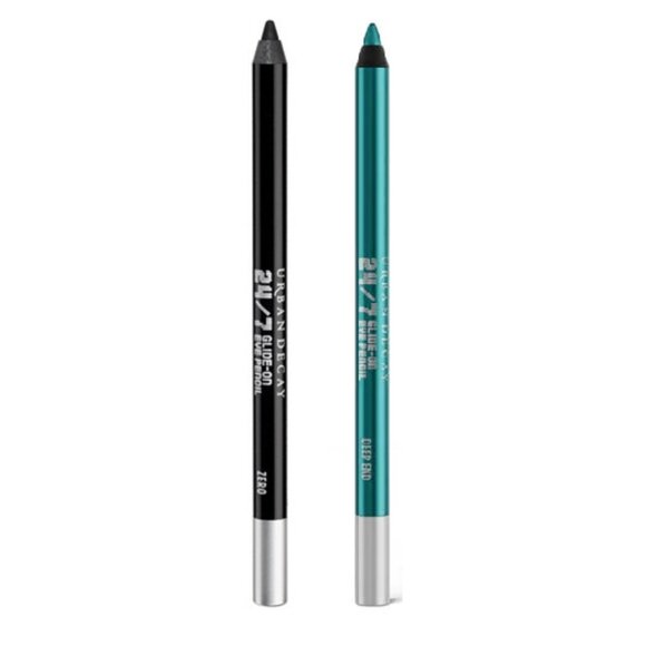 35% DISCOUNT! ✅ 2 x Urban Decay DEEP END & ZERO 24/7 Glide-On Pencils ✨ BNIBs - Picture 2 of 6